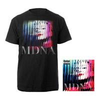 Madonna MDNA Tee & Deluxe CD Bundle