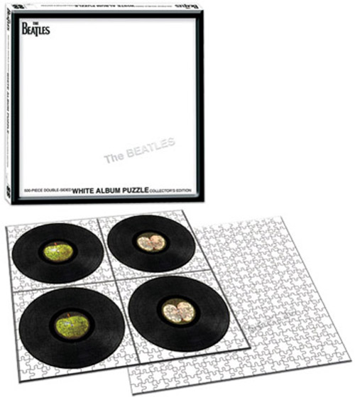 White Album Cover Beatles. White Album Cover Puzzle