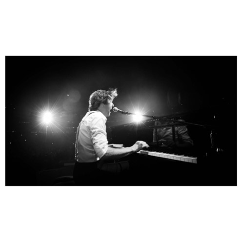 Paul McCartney Piano B&W Lithograph