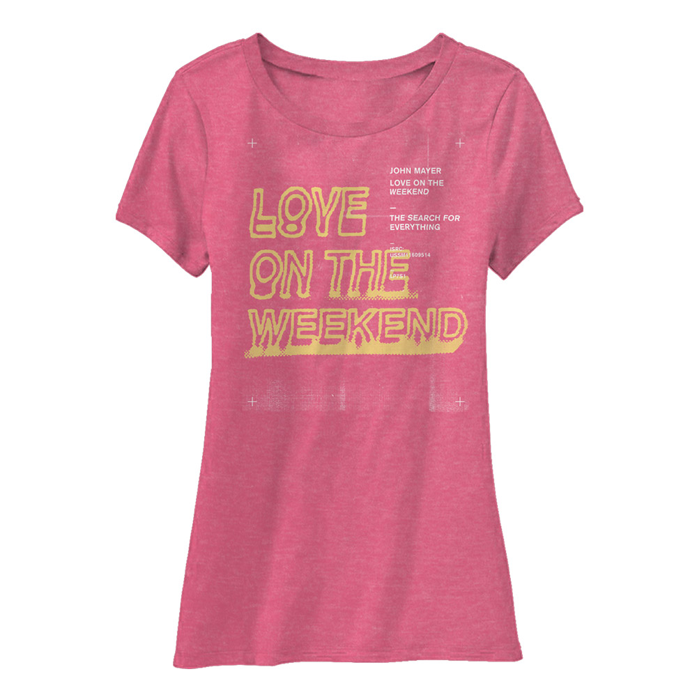 John Mayer “Love on the Weekend” T-Shirt Designer Jeremy Dean on ...